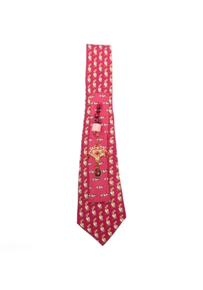 A.N.G.E.L.O. Vintage Upcycling x Stephania Bertoni beaded silk tie - Pink
