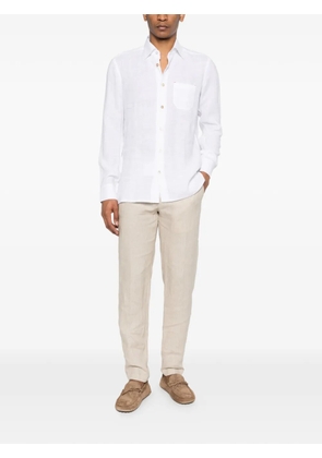 Kiton Nerano pocket button shirt - White