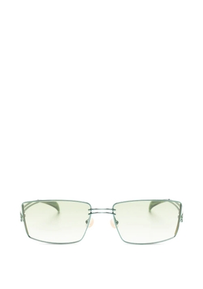 Christian Dior Pre-Owned 2000s rectangle sunglasses - Green