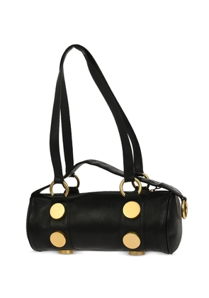 CHANEL Pre-Owned 2000 Coco Mark Studded Barrel calfskin bag - Black