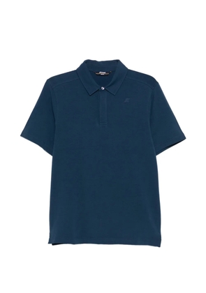 K-Way logo-detail polo shirt - Blue