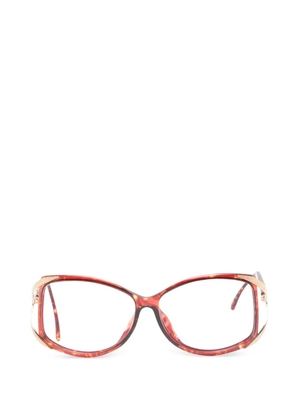 Christian Dior Pre-Owned 2000s geometric frames - Brown