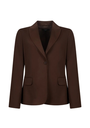 Weekend Max Mara collared single-breasted jacket - Brown