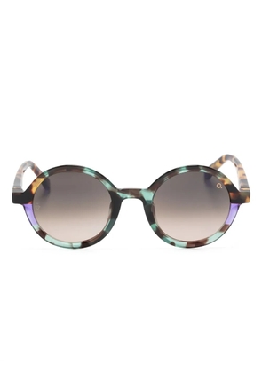 Etnia Barcelona Sagrera round-frame sunglasses - Green