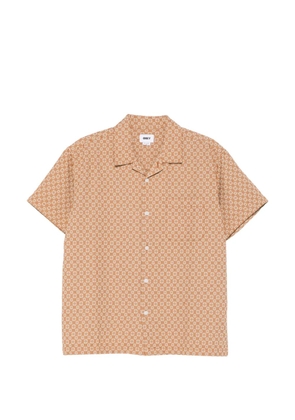 Obey Adrien patterned short-sleeve shirt - Neutrals