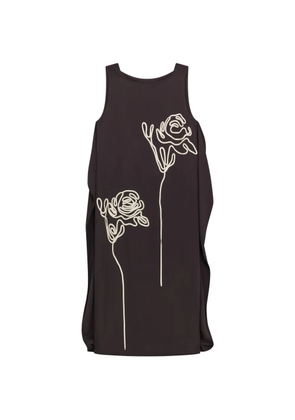 Liviana Conti floral-print dress - Black