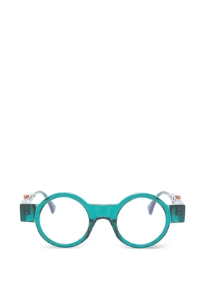 Kuboraum round-frame glasses - Green