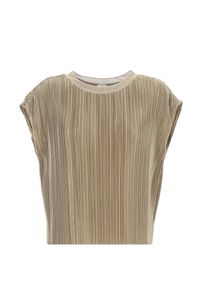 JOSEPH Cedre pleated top - Neutrals