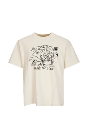 Brain Dead Oracle graphic-print T-shirt - Neutrals