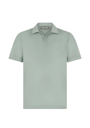 Canali polo-collar short-sleeve T-shirt - Green