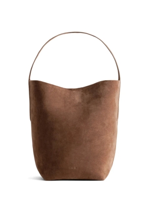 Yu Mei suede tote bag - Brown
