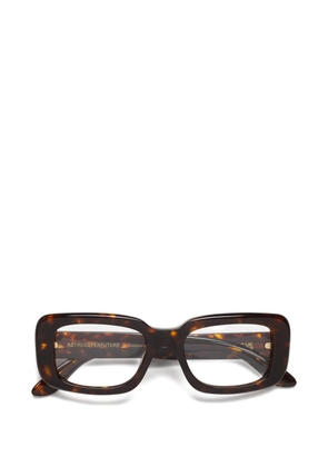 Retrosuperfuture square frame glasses - Brown