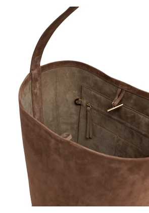 Yu Mei suede tote bag - Brown