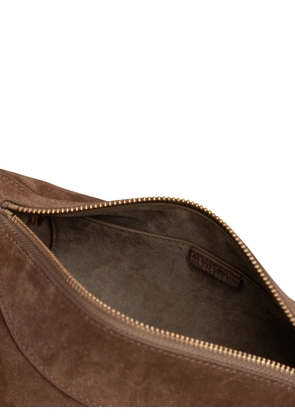 Yu Mei Bobby suede shoulder bag - Brown