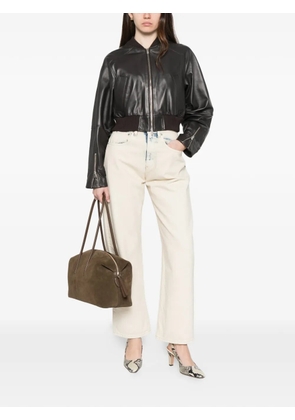 Erika Cavallini faded boyfriend jeans - Neutrals