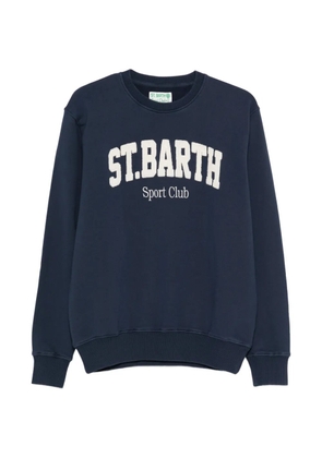 MC2 Saint Barth Ponza crew-neck lettering sweatshirt - Blue