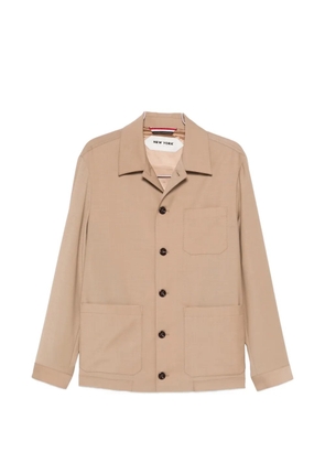 New York Resident patch-pocket button shirt - Neutrals