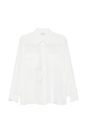 Marella Febe pocket collared shirt - White