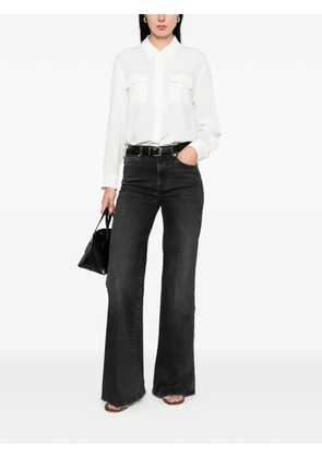 Marella Febe pocket collared shirt - White