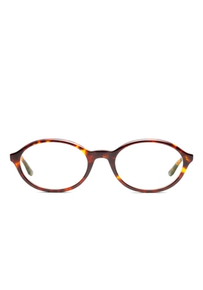 Peter And May It's a Girl oval-frame glasses - Brown