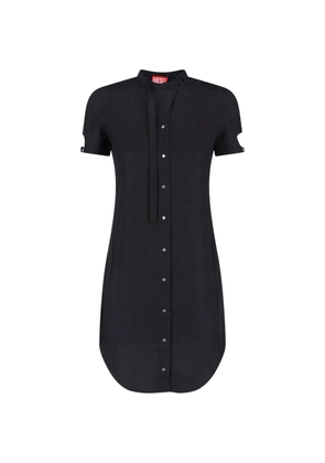 Diesel cut-out button dress - Black