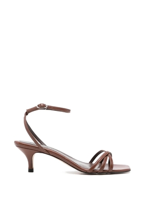 Augusta strappy leather sandals - Brown