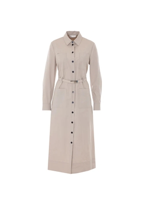Tory Burch belted shirt dress - Neutrals