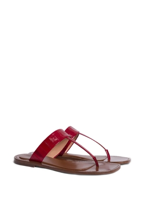 Alberta Ferretti toe-strap sandals - Red