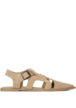 Osklen Calçadão suede sandals - Neutrals