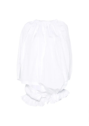 Comme Des Garçons asymmetric sleeve top - White