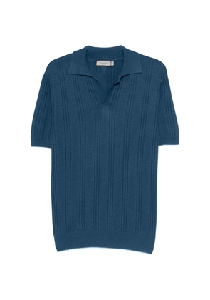 Canali textured T-shirt - Blue