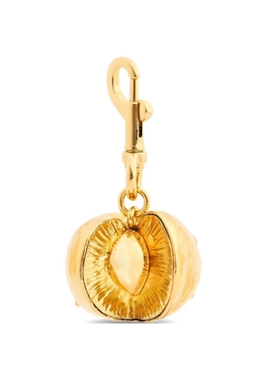 Rabanne peach bag charm - Gold