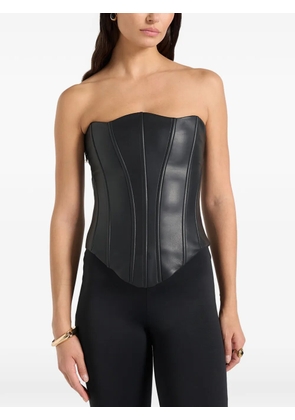 Manière De Voir Scarlett lace-up corset - Black