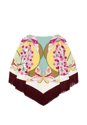 La DoubleJ reversible mini poncho top - Pink