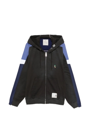 Maison MIHARA YASUHIRO zip-up panelled jacket - Black