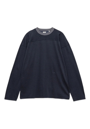 Nanamica long-sleeve T-shirt - Blue