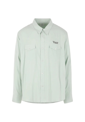 visvim embroidered shirt - Green