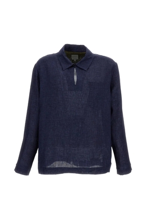 Paul Smith linen polo shirt - Blue