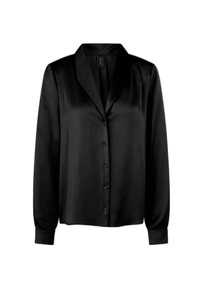 MARCCAIN buttoned collar blouse - Black