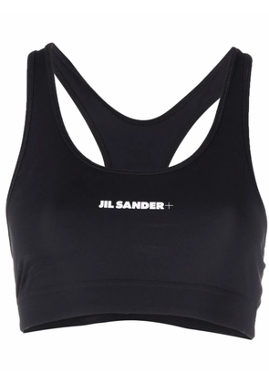 Jil Sander logo-print sports bra - Black