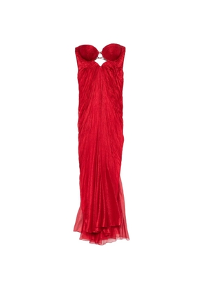 Maria Lucia Hohan Julieta draped dress - Red