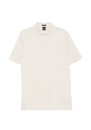 BOSS buttoned polo shirt - Neutrals