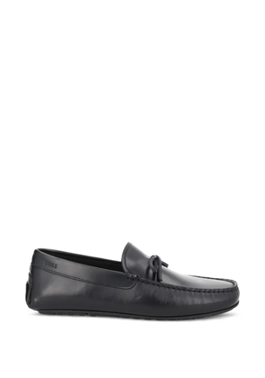 BOSS bow-detail loafers - Black
