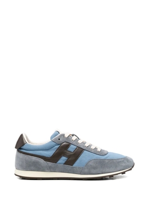 Hogan logo-appliqué sneakers - Blue