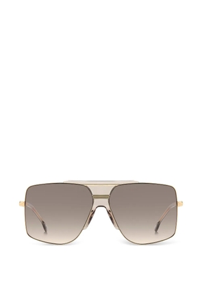 Victoria Beckham Eyewear pilot-frame sunglasses - Gold