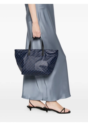 Gherardini meium patterned handle tote bag - Blue