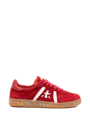 Premiata lace-up sude sneakers - Red