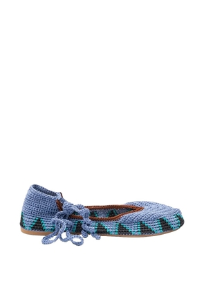 KASHURA High crochet ballet flats - Blue