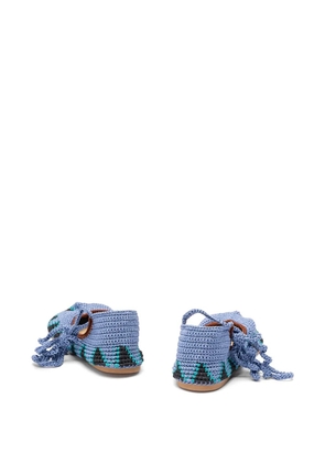 KASHURA High crochet ballet flats - Blue