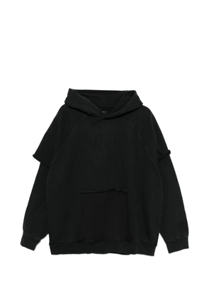 Champion raw-hem hoodie - Black